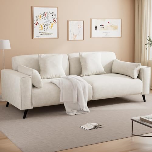 Elevate Your Living Space: The Comfy & Chic 82 Chenille Sofa for Ultimate Relaxation