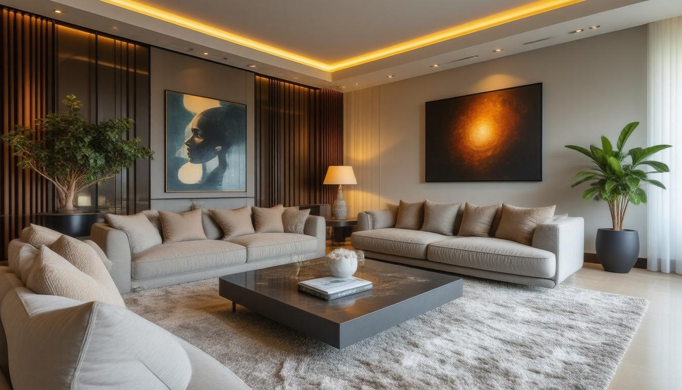 Living Room Design Ideas with a Touch of Modern Luxury