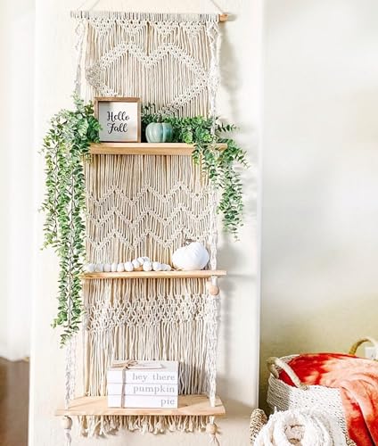 Elevate Your Space: The SnugLife Macrame Wall Hanging Shelf Review