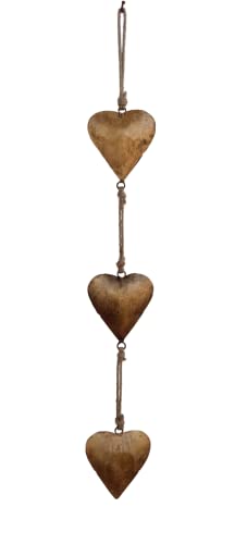 Enchanting Vintage Metal Heart Wall Art: A Touch of Rustic Romance for Your Home