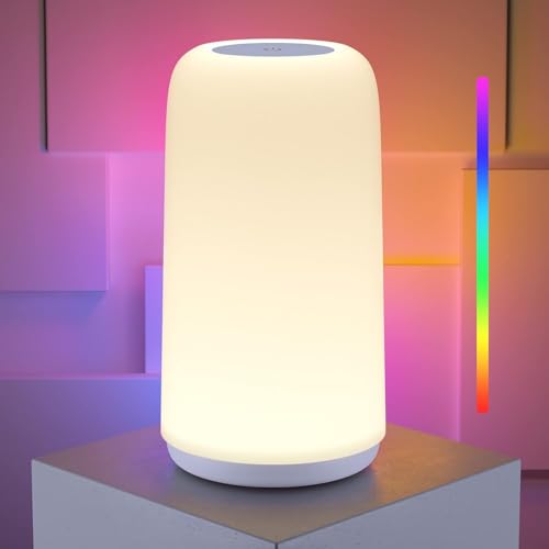 Illuminate Your Space: Review of the Touch Bedside Table Lamp with RGB Mode