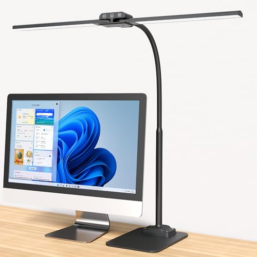 Illuminate Your Workspace: KableRika Double Light Desk Lamp Review