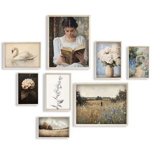 Transform Your Space with Eastern Print's Vintage Wall Art Set: Perfect for Cottagecore Decor!